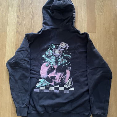 Volcom schwarzer Hoodie mit Augendesign