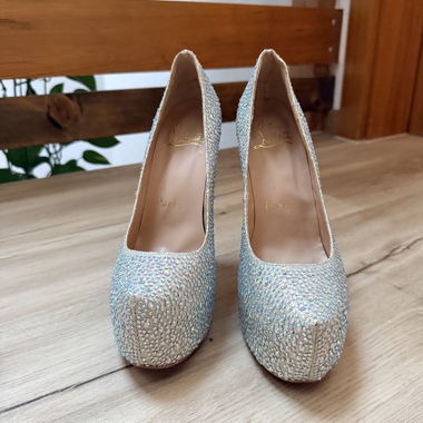Glitter high heels