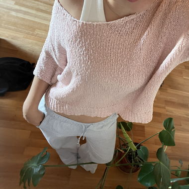 Pinks Strick oberteil
