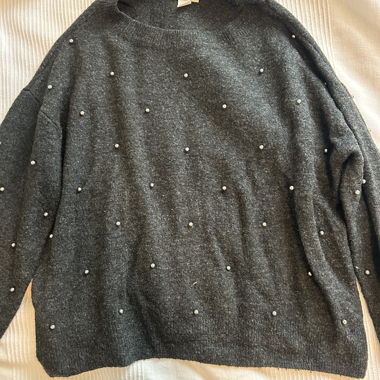 Maglione in maglia H&M con perline