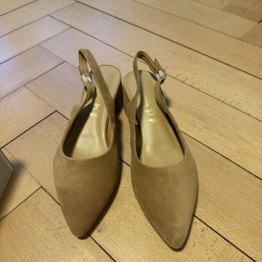 Escarpins slingback Tamaris cognac