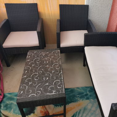 Rattan Balcony Set