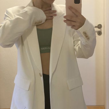 H&M Blazer weiss