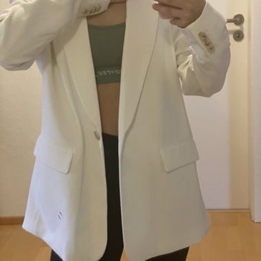 H&M Blazer weiss