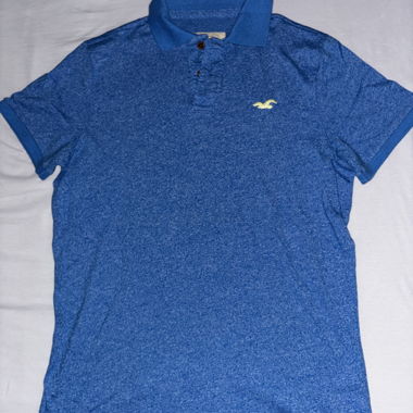 Hollister Blue Polo Shirt Gr. M