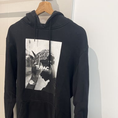 2 Pac Hoodie Schwarz 