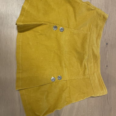 Senf gelber mini rock