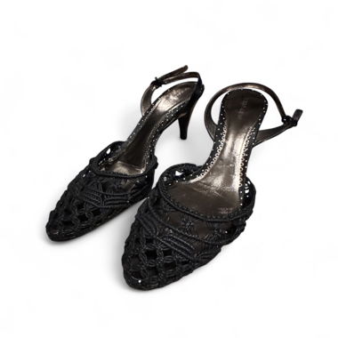 Sandali Giorgio Armani in vernice nera