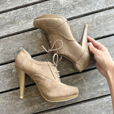 Chaussures à talon 11cm beige