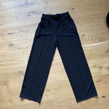 Black Fabric Trousers