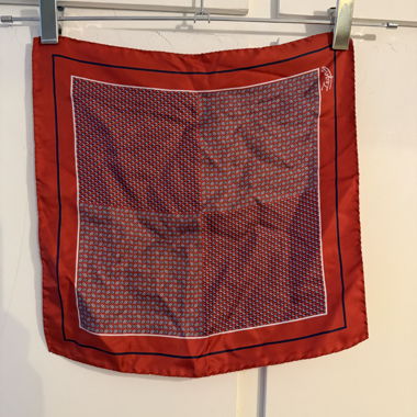 Red Silk Scarf Zegna