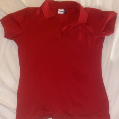 Red Short-Sleeve Polo