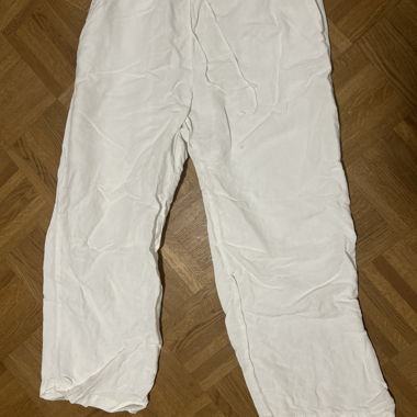 Pantalon en lin blanc