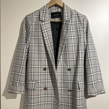 Checked blazer, Stradivarius