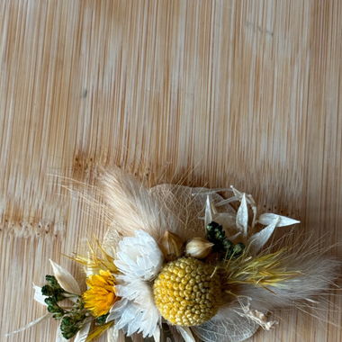 Trockenblumen Haarkamm