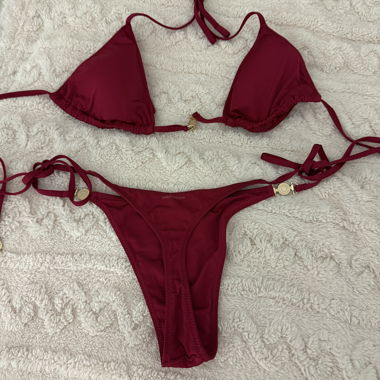 Set bikini bordeaux