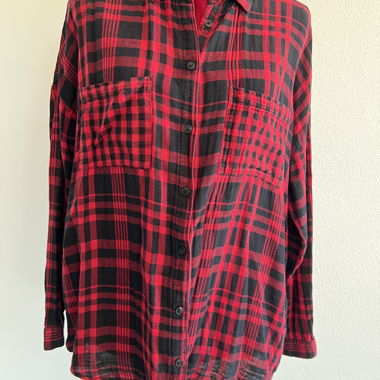 Chemise à carreaux