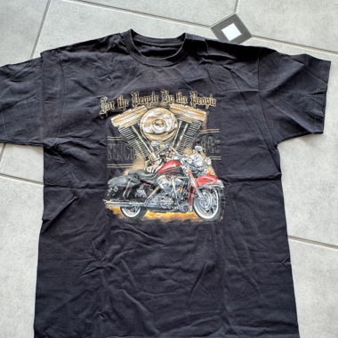 Black Motorcycle T-shirt