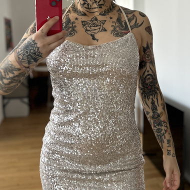 Paillettenkleid