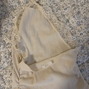 Spitzen-Camisole-Top creme