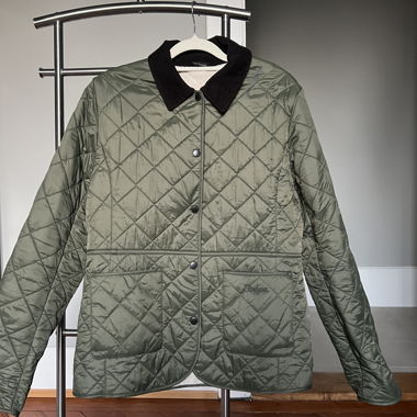 Giacca trapuntata Barbour verde EU 42