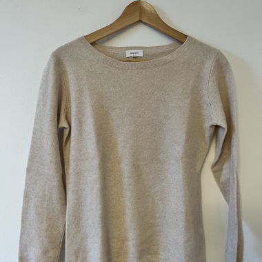 Beige Cashmere Sweater