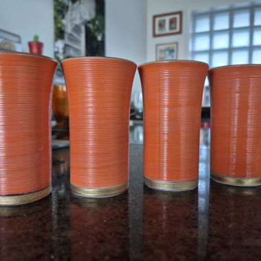 4 tazze da tè giapponesi in porcellana