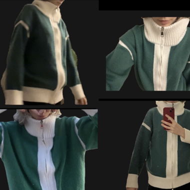 green jacket