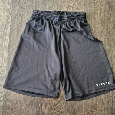 Kipsta black sports shorts 10-12 years