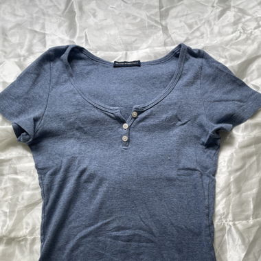 Blue henley top 