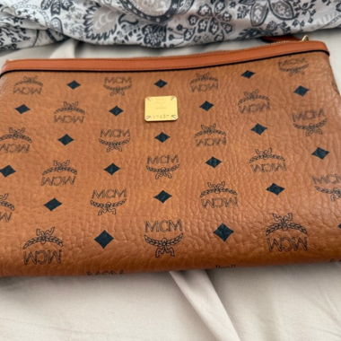 MCM Leather Clutch