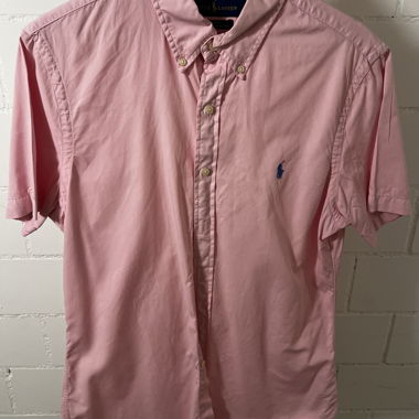 Ralph Lauren Pink Shirt Slim Fit