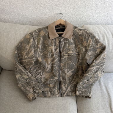 Veste zippée camo