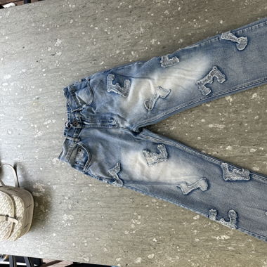 Choize Club Patch Straight Loose Jeans