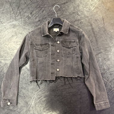 Giacca di jeans grigia