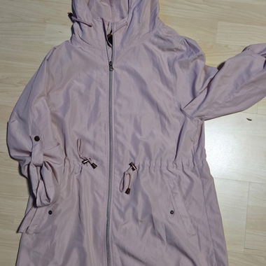Parka leggero rosa, taglia M