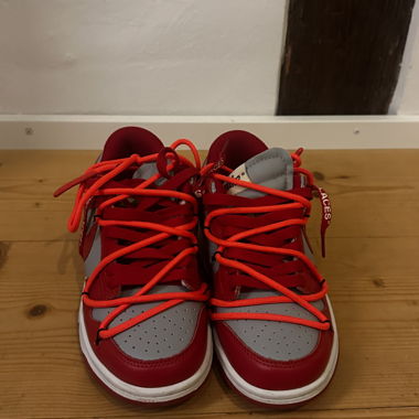 Nike Dunk Low Off-White University Red