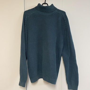 ZARA Rollkragenpullover aus Baumwolle, Gr. L