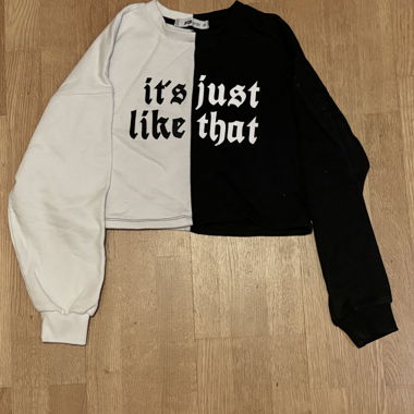 Zweiteiliges Crop Sweatshirt