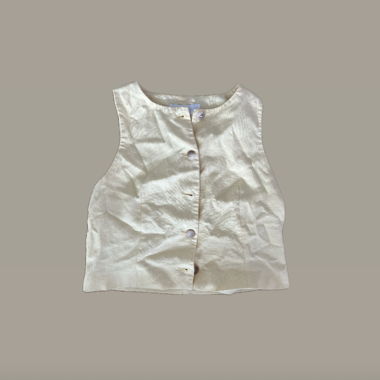 White Kids’ Vest