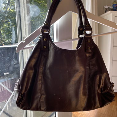 Borsa in pelle viola