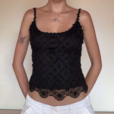Vintage Beaded Top Nicowa
