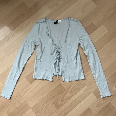 Cottagecore Babyblue-Oberteil