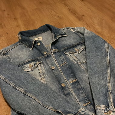 Giacca di jeans blu