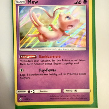 Carta Pokémon Mew