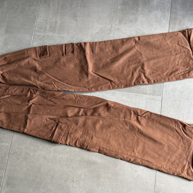 Pantalon cargo marron Medeea en coton 100 %
