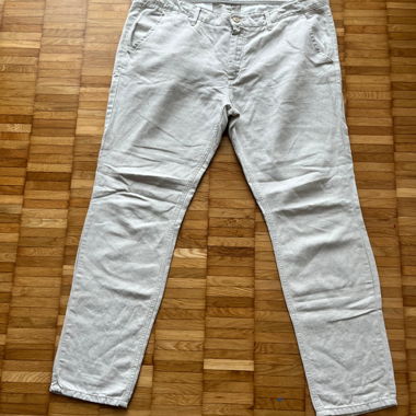 Pantalone estivo Mr. Capuchin, beige chiaro, Taglia 38/32