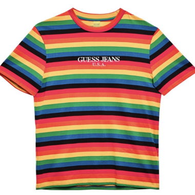 Guess rainbow shirt