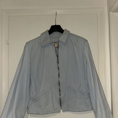 Veste bleu ciel Burberry