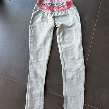 Gymshark Sport Leggings Grau Rosa Gr. M